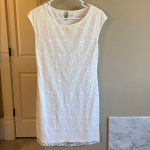 White lace dress size small